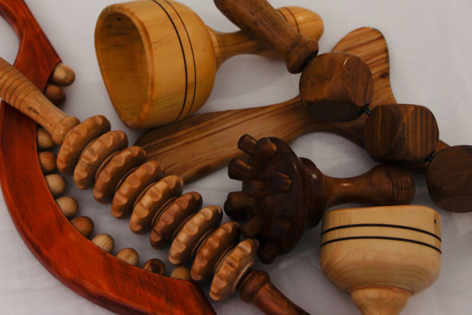 Herramientas de madera para maderoterapia